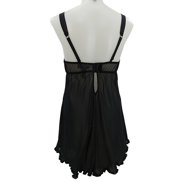 Morgan Taylor Rose Mesh Lingerie 2X | Whimsigoth Romantic Boudoir Alt Style - Picture 4 of 8